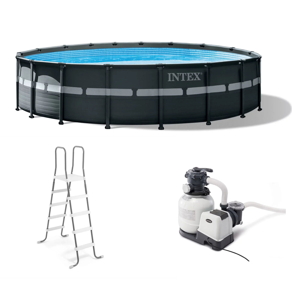 Above 52" 18' Ultra with x Pool Ground & Pump Set Intex Vacuum Robot XTR