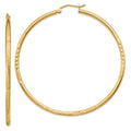 for Round Diamond-cut and 14kt Teens; Real Satin Adults Tube Earrings; and Men 2mm for Women and Yellow Gold Hoop