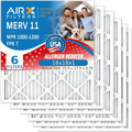 by . 16x18x1 Comparable 1200 16x18x1 Pleated Conditioner Filter Premium & Air 11 to Electrostatic Air Filters Furnace Pack 6 Made 1000, 7 Filter