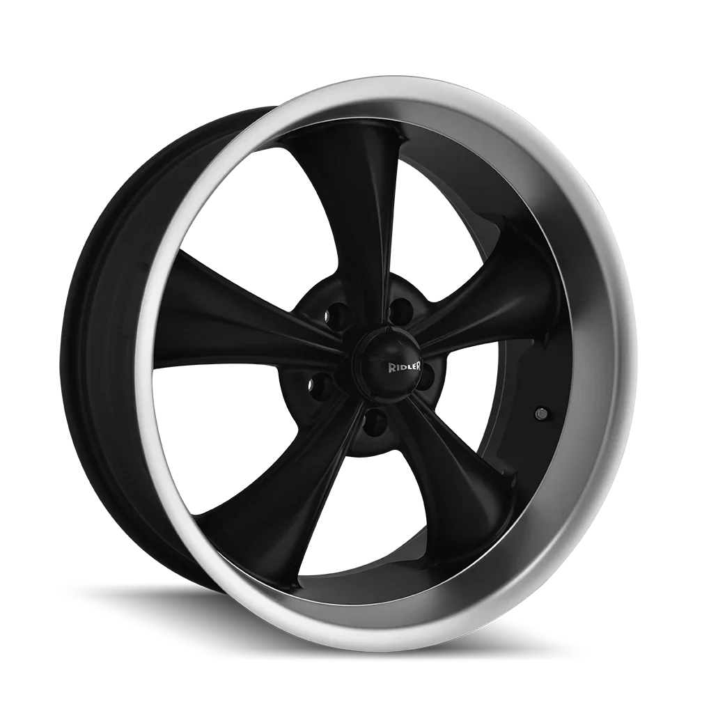 0Et Black/Machined 695 20X10 Matte Lip 83.82Cb Ridler 5X120.65