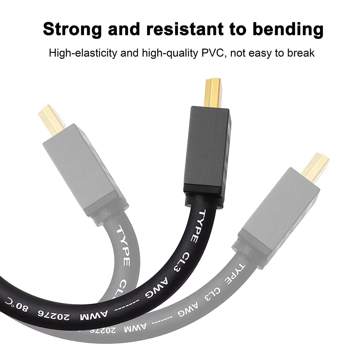 Rated HDCP Ultra 4K120Hz 2.3 8K60Hz Cable 15 HDMI 2.2 8K High in Speed Feet Wall CL3 eARC 2.1 ARC Compatible