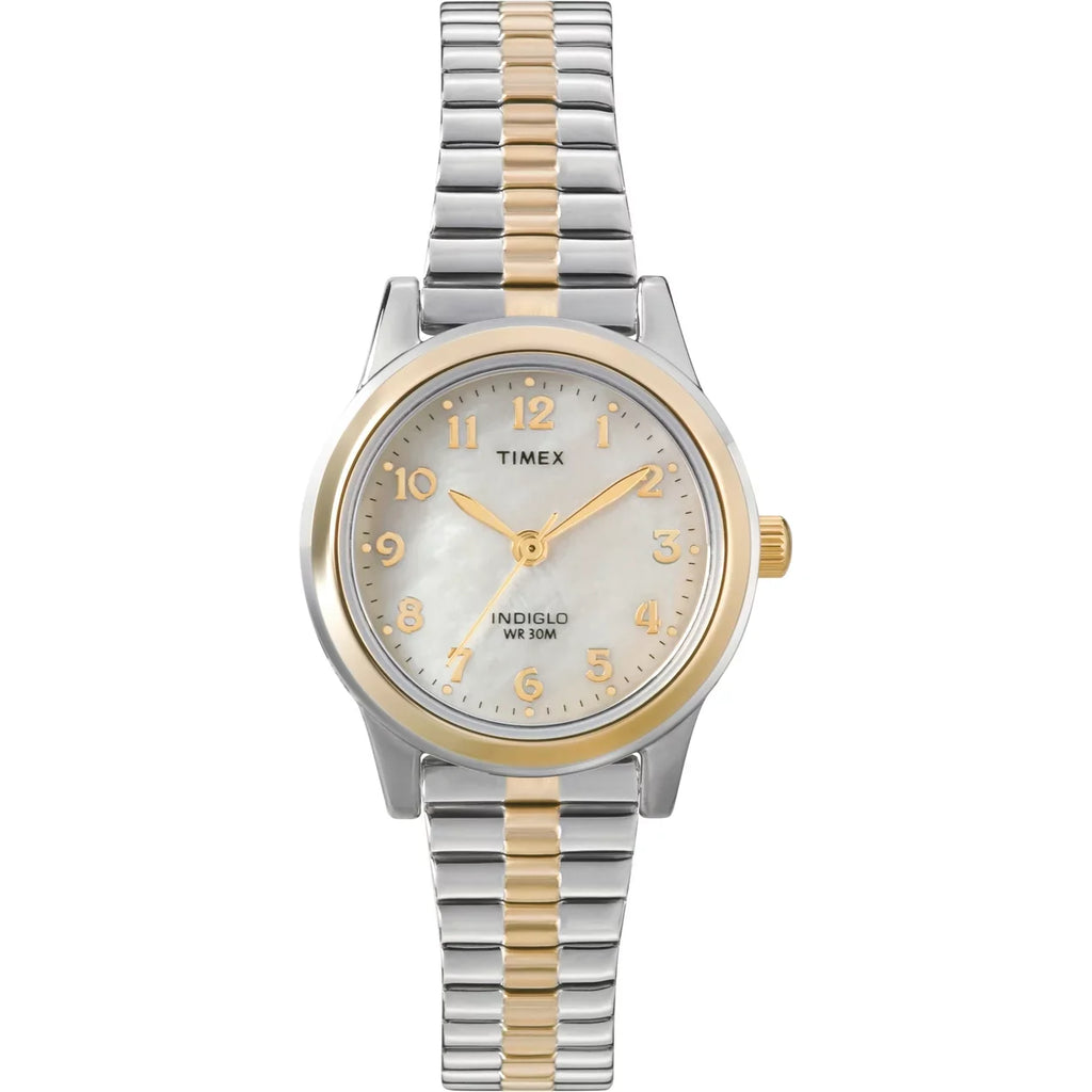 Band Expansion Women's 25mm Dress Timex Avenue Two-Tone/ Essex Watch, Extra-Long