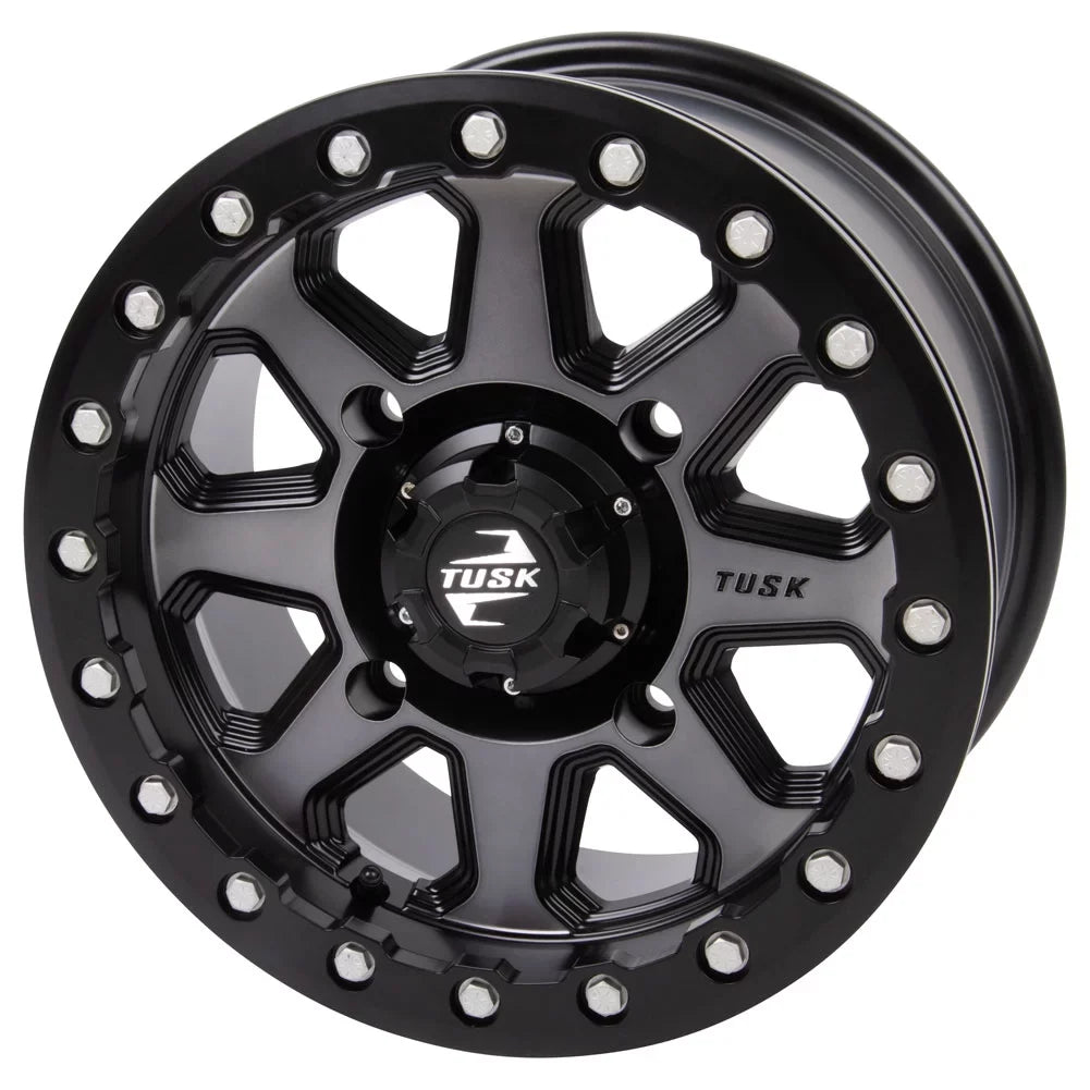 Defender 15x7 Gunmetal/Black 3.0 Lone Wheel + Star HD10 Beadlock Pro 4.0 Can-Am 4/137 For 2021-2022 Uinta Tusk