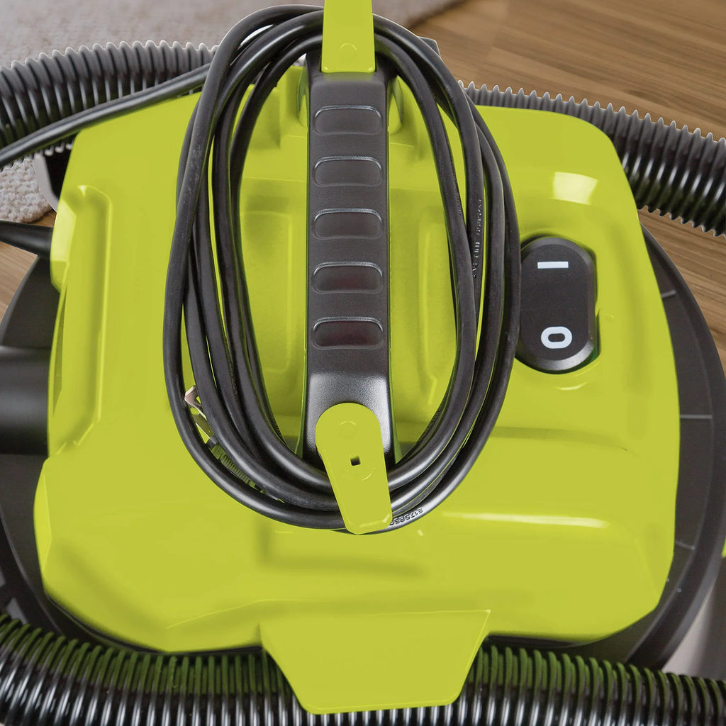 Shop Sun Joe Filtration, Black/Green 8-Gallon HEPA Peak w/Cleaning HP 6.5 Wet/Dry 1200-Watt Attachments, Wheeled SWD8000 Restored Vacuum, (Refurbished)