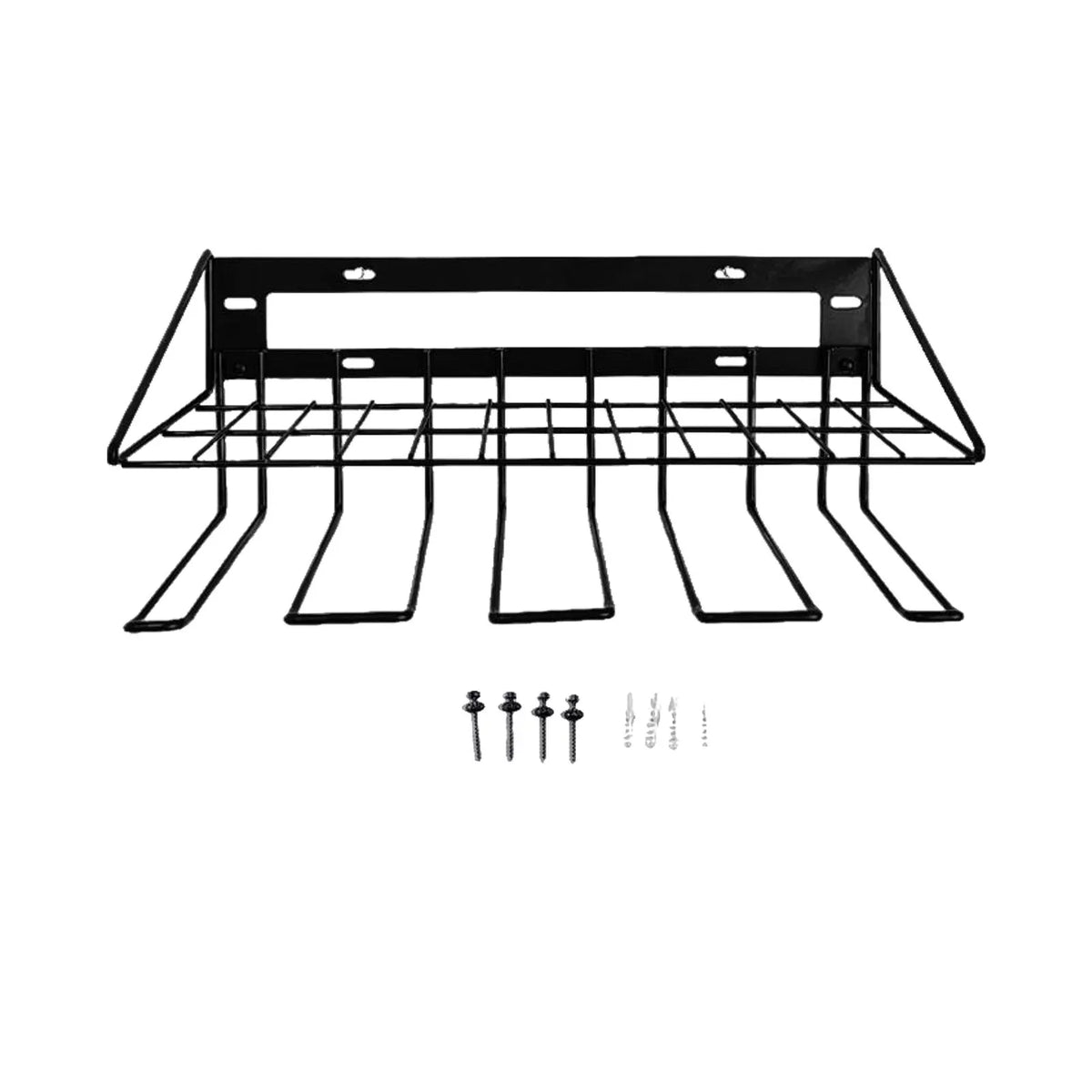 Storage for Wall Floating Easy Design Tier Utility Wire Rack Duty Tool Shelf Accessories Mount Assemble Heavy Metal Two Access Easily