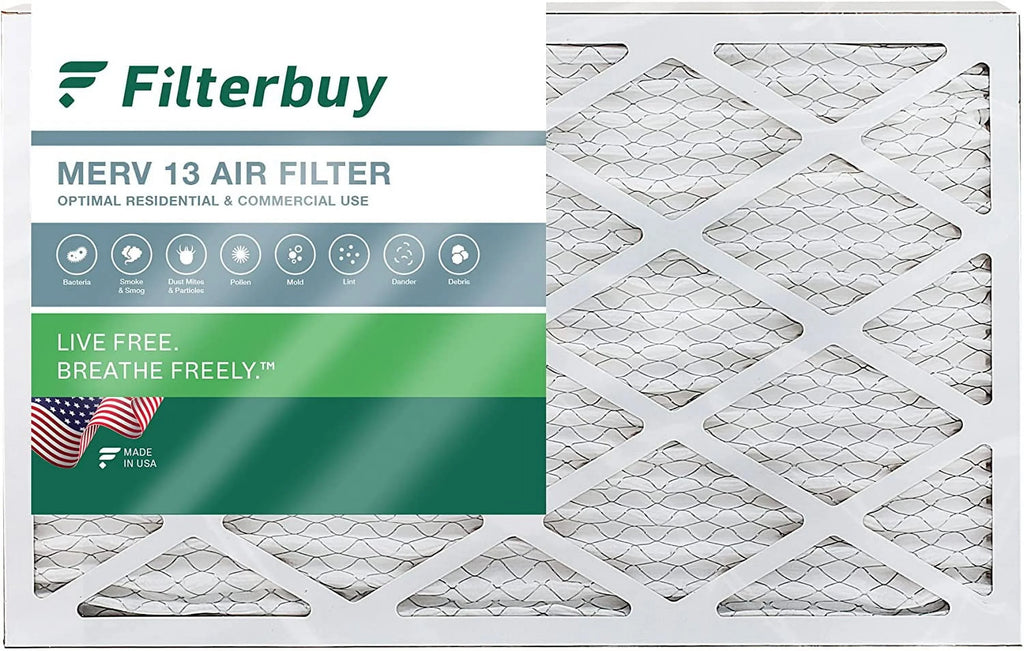 Pleated 13 Air Furnace MERV AC Filters 12x27x1 HVAC (1-Pack) Filterbuy
