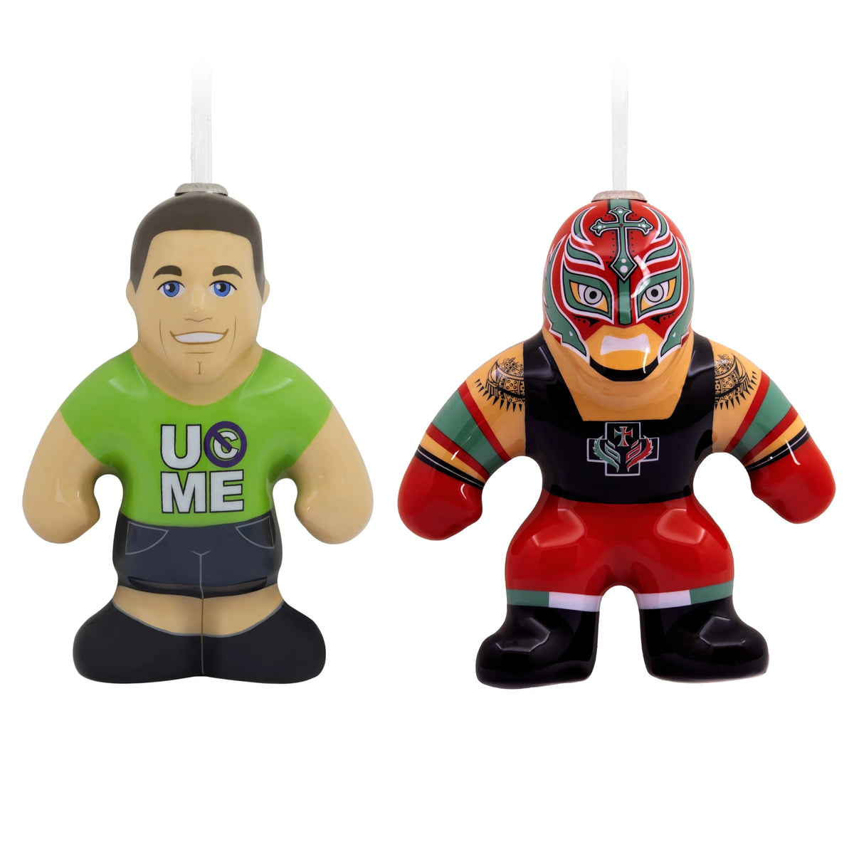 (WWE and Ornaments Set of Mysterio John Rey Cena Hallmark Decoupage), 2