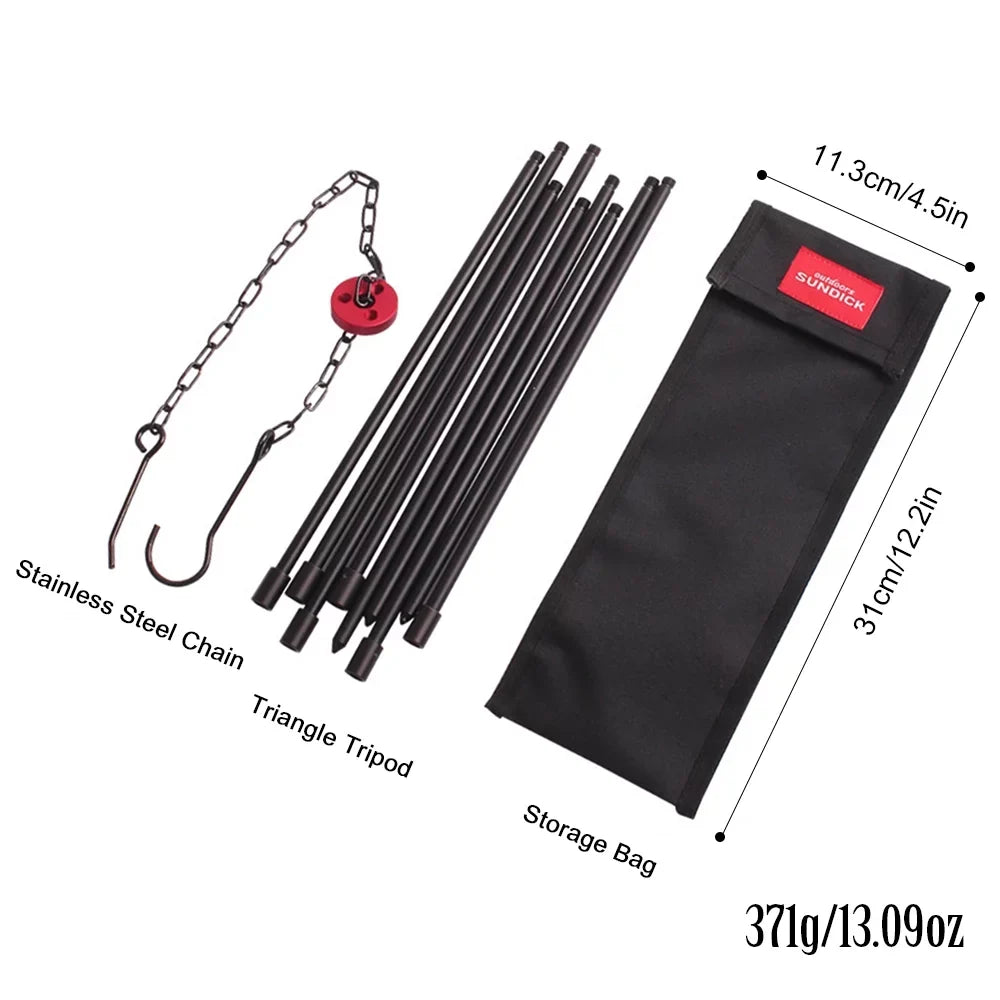 Tripod Camping Bonfire Bonfire Camping Triangle Support Portable Frame