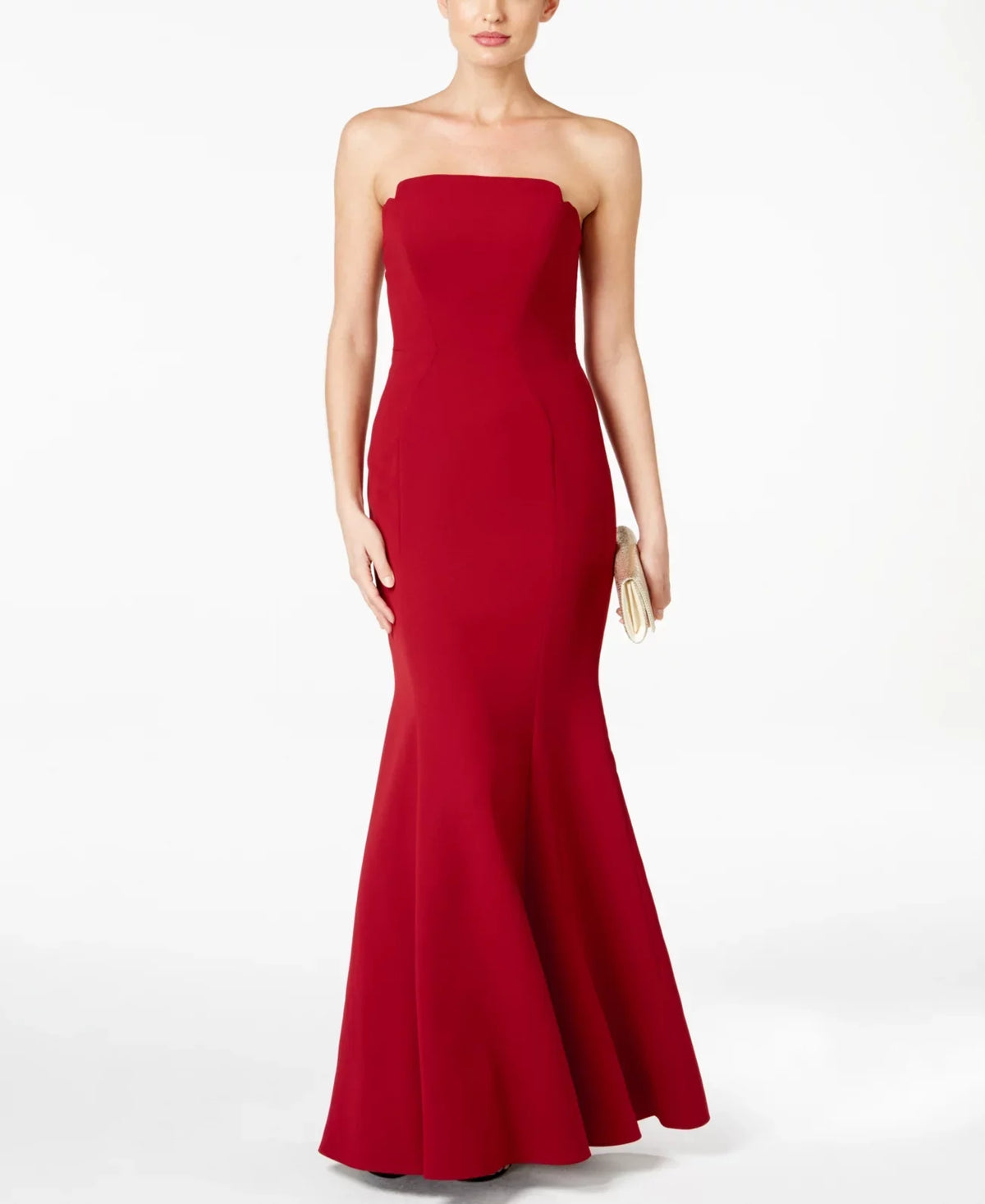 Womens Full Length Evening Strapless Sheath Sleeveless Stuart Jill outfit