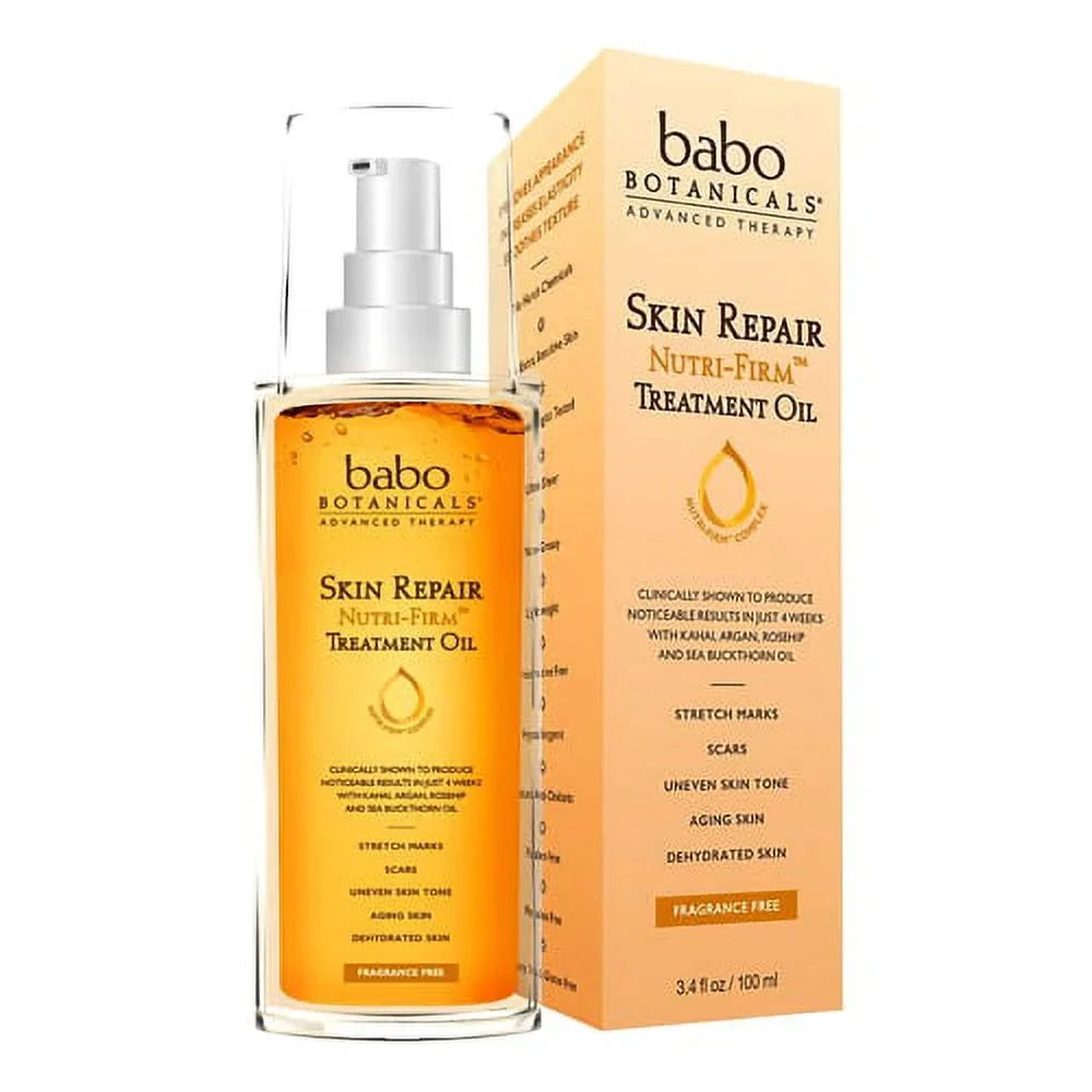 Fragrance Stretch Sensitive Babo Firm Oil 3.4 Skin, Repair Nutri Skin Oz Free, Mark Botanicals for Treatment