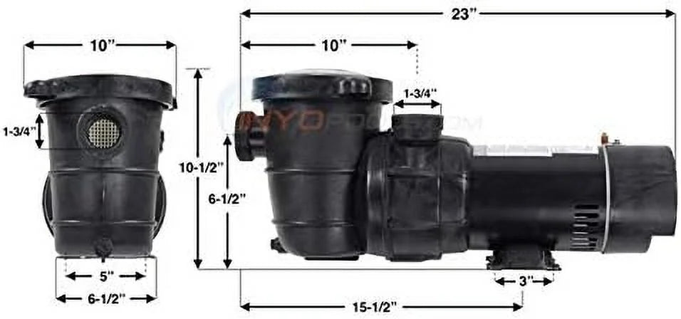 Single , Pump, Speed Ground Pro Pure PL1501, Pool 1 Above