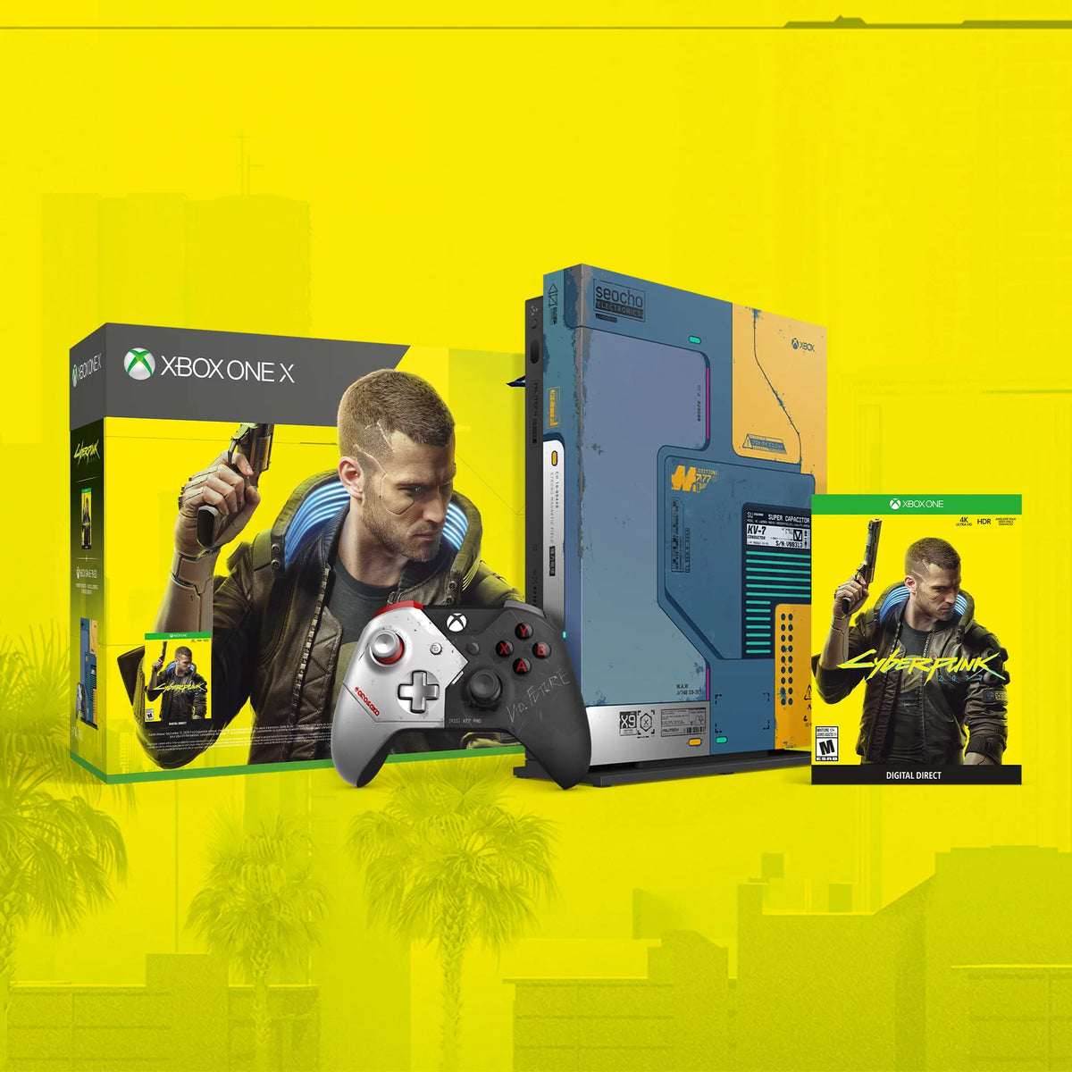 Cyberpunk (Discontinued) Microsoft 2077 [Previous 1TB New One X Bundle Console Generation] Xbox