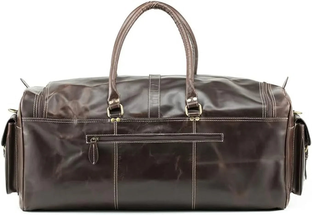 Overnight Bag Bag Travel Buffalo Sports Vintage inches Gym Men Classic design Holdall Weekender Bag Leather Duffle Hulsh for 24 Top Bag Grain Leather