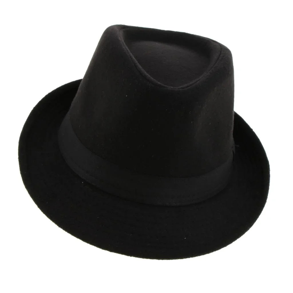Cap Size Structured Bowler Retro , 2Pack Hat Panama Manhattan Winter Fedora Segolike Hat ,