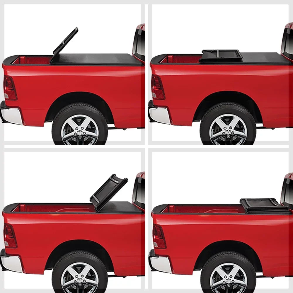 Soft Bed Top 5Ft select: FRONTIER Frontier Fits 2005-2019 Cover Tri-Fold NISSAN Truck Short Tonneau for 05-21 Fleetside