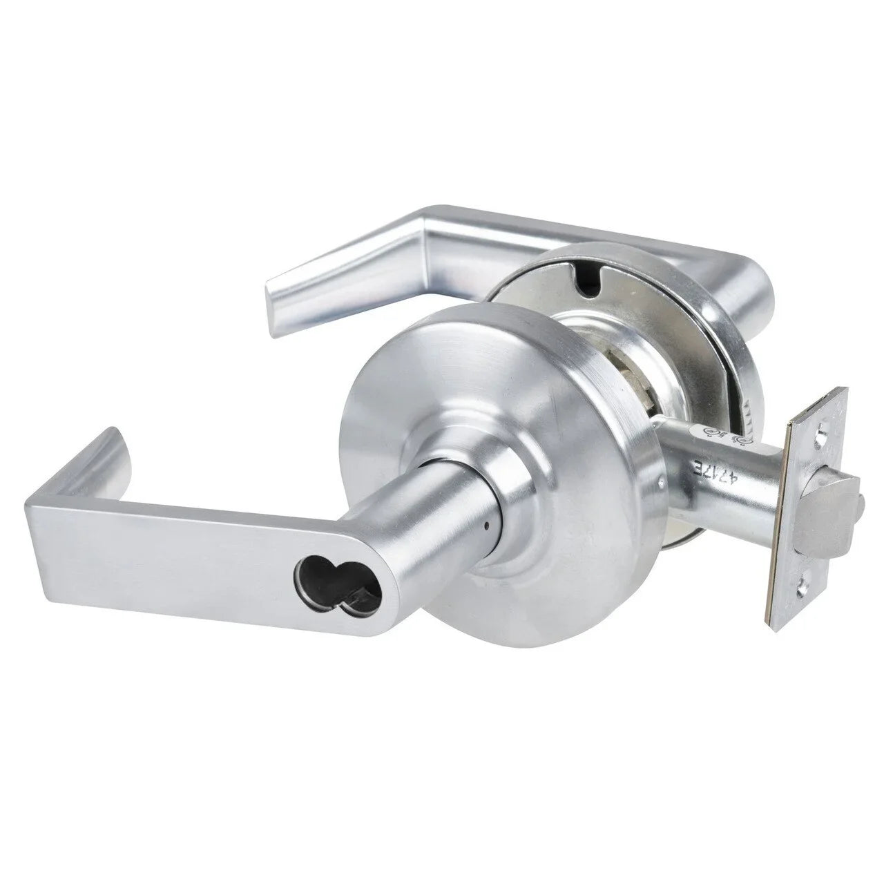 Lock ND94JD Lever 1 Chrome Less Rhodes Non-Handed Grade Prep 626 Core Schlage Satin Classroom Schlage Finish