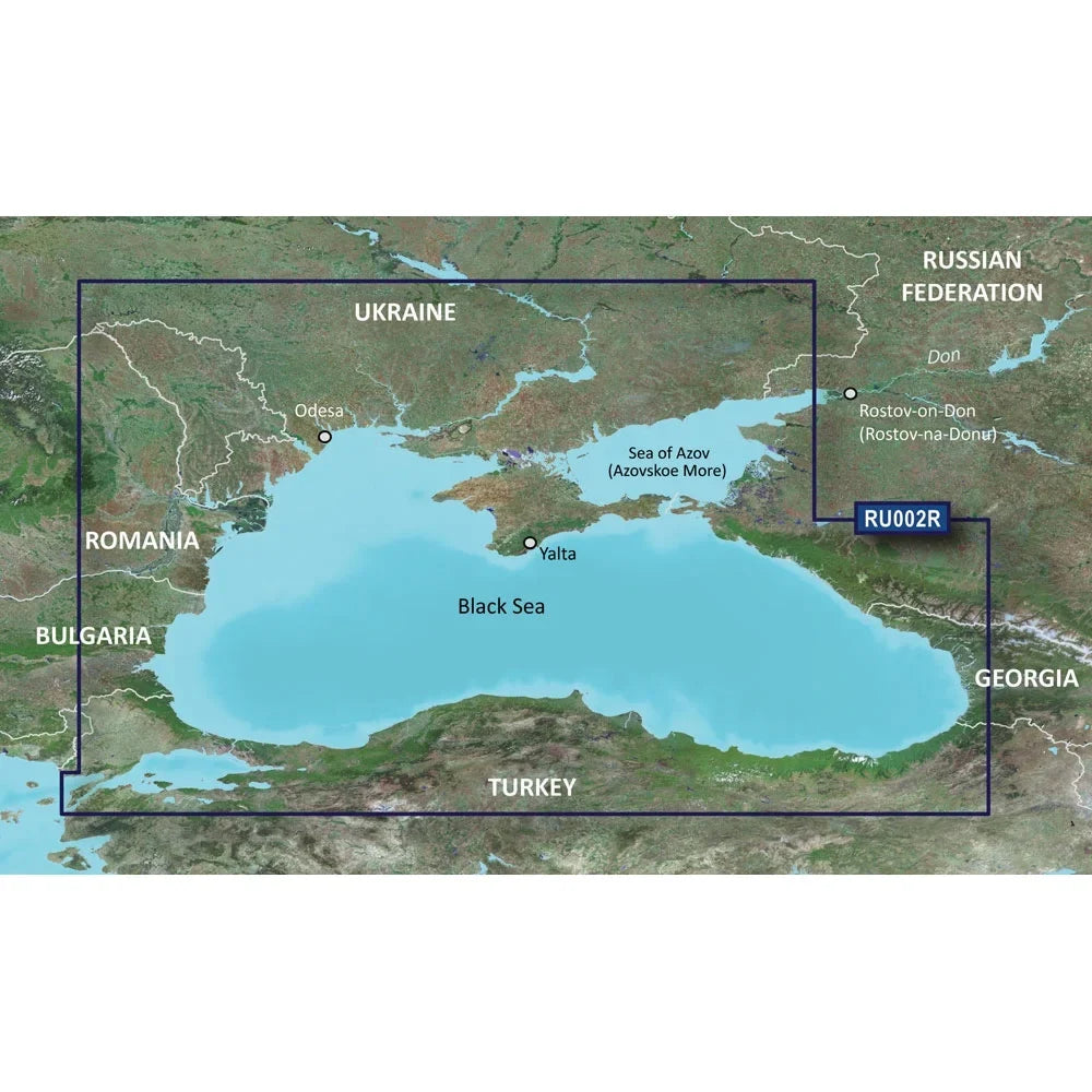 Black Sea - & Azov Sea HXRU002R - HD Garmin microSD™/SD™ BlueChart® - g3