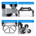 Trolley Moving Heavy Workplace, Portable Stairs Distribution Duty Folding Luggage, With | For Dolly | Collapsible Moving, Travel, Warehouse Wheels Truck Shopping, For