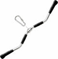 Attachment Handgrips Yes4All Pulldown Wide Handles/Curl Pull Attachments Rubber Grip Rubber Attachment Bar Press Gym Bar/Cable Equipment, Down with Down for