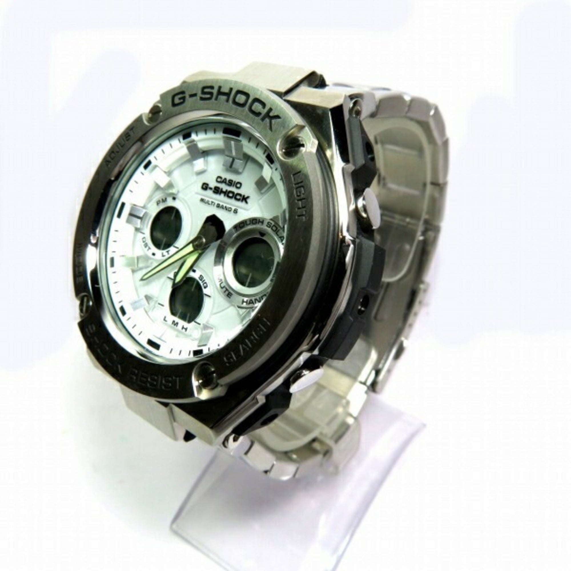 G-Shock Casio Pre-Owned Radio -W110D-7AJF (Good) Men's Solar Watch Multiband 6
