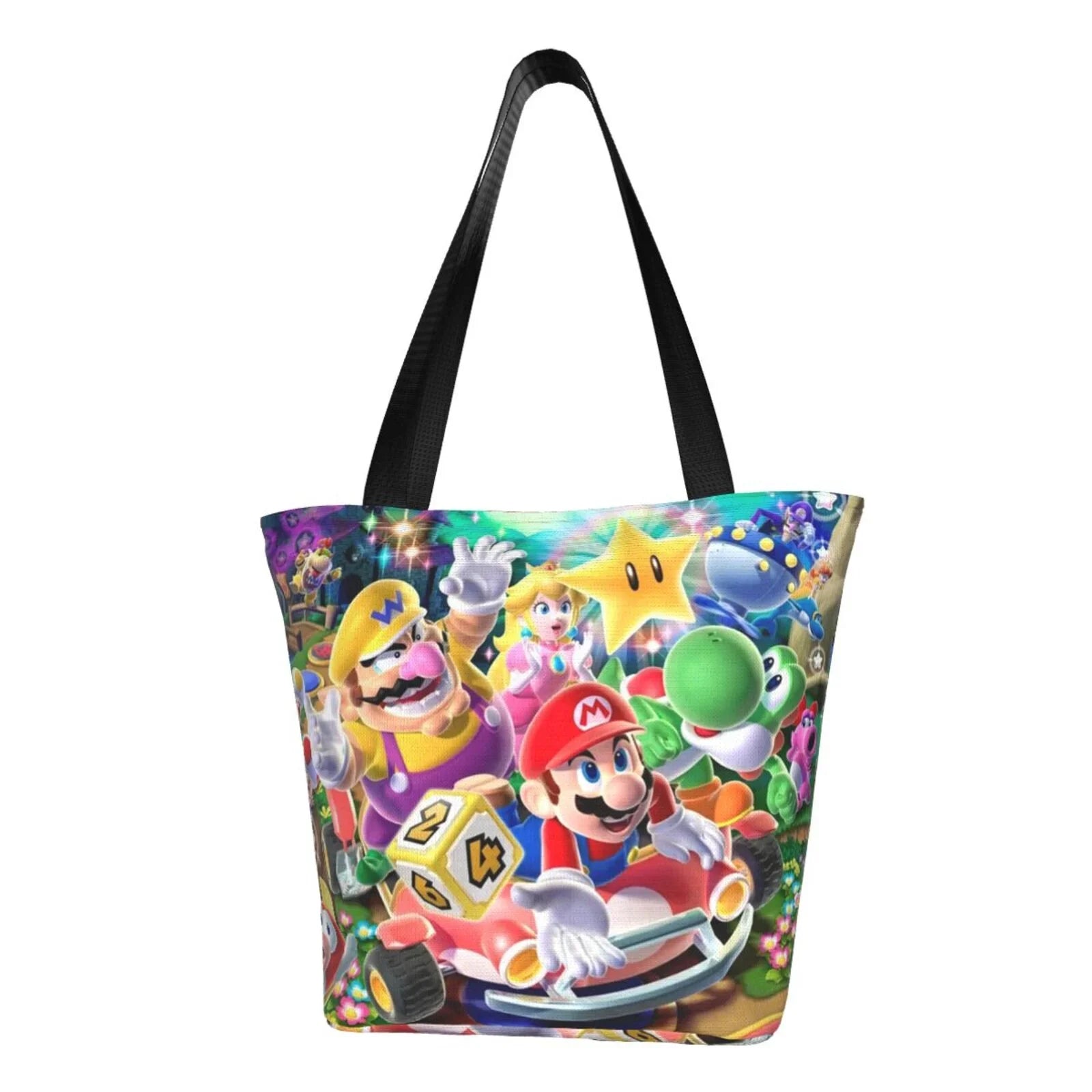Poster Shoulder For Shopping Travel Handbag Tote Women's Beach Work Business Capacity School Large Mario Bag Super