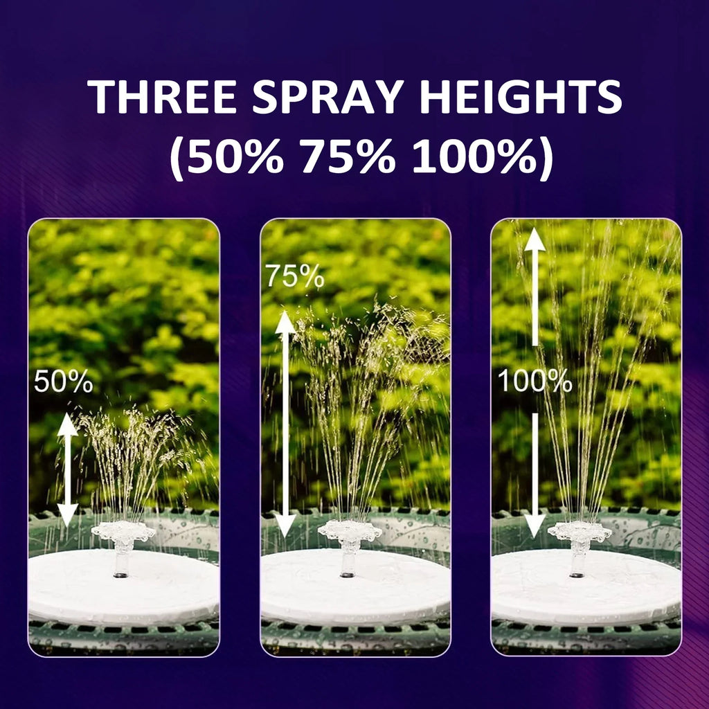 Garden Bath Light, Solar Remote Fountain exterior Walmeck Decoration with Control Pond LED, Decor