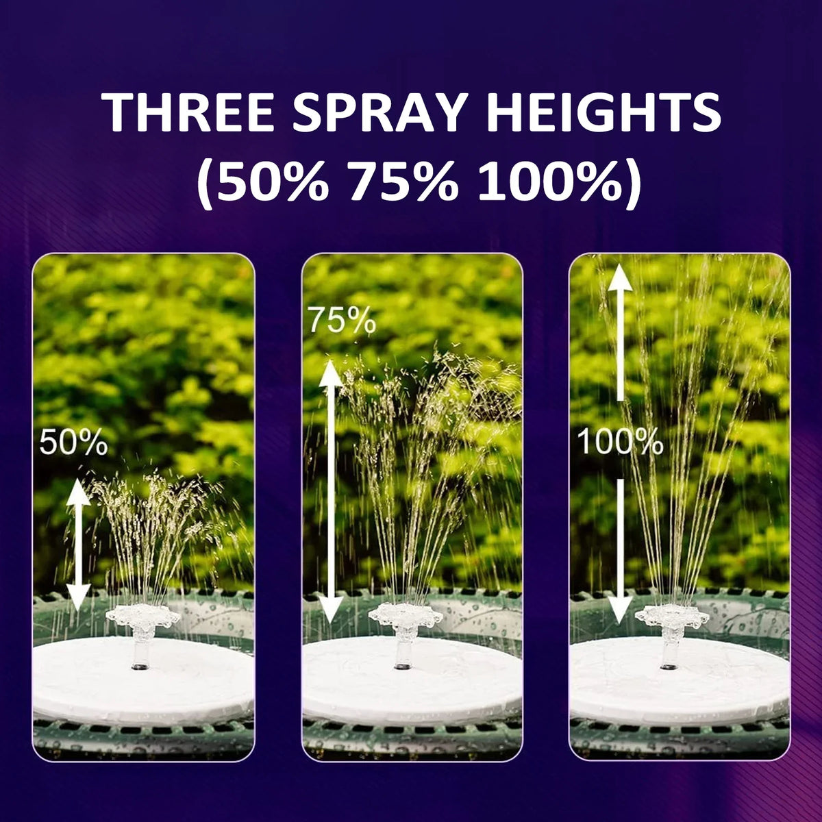 Garden Bath Light, Solar Remote Fountain exterior Walmeck Decoration with Control Pond LED, Decor
