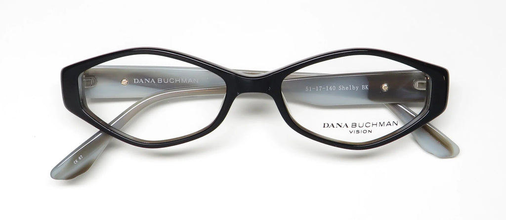 Black Ivory 51MM DANA SHELBY BUCHMAN Eyeglasses