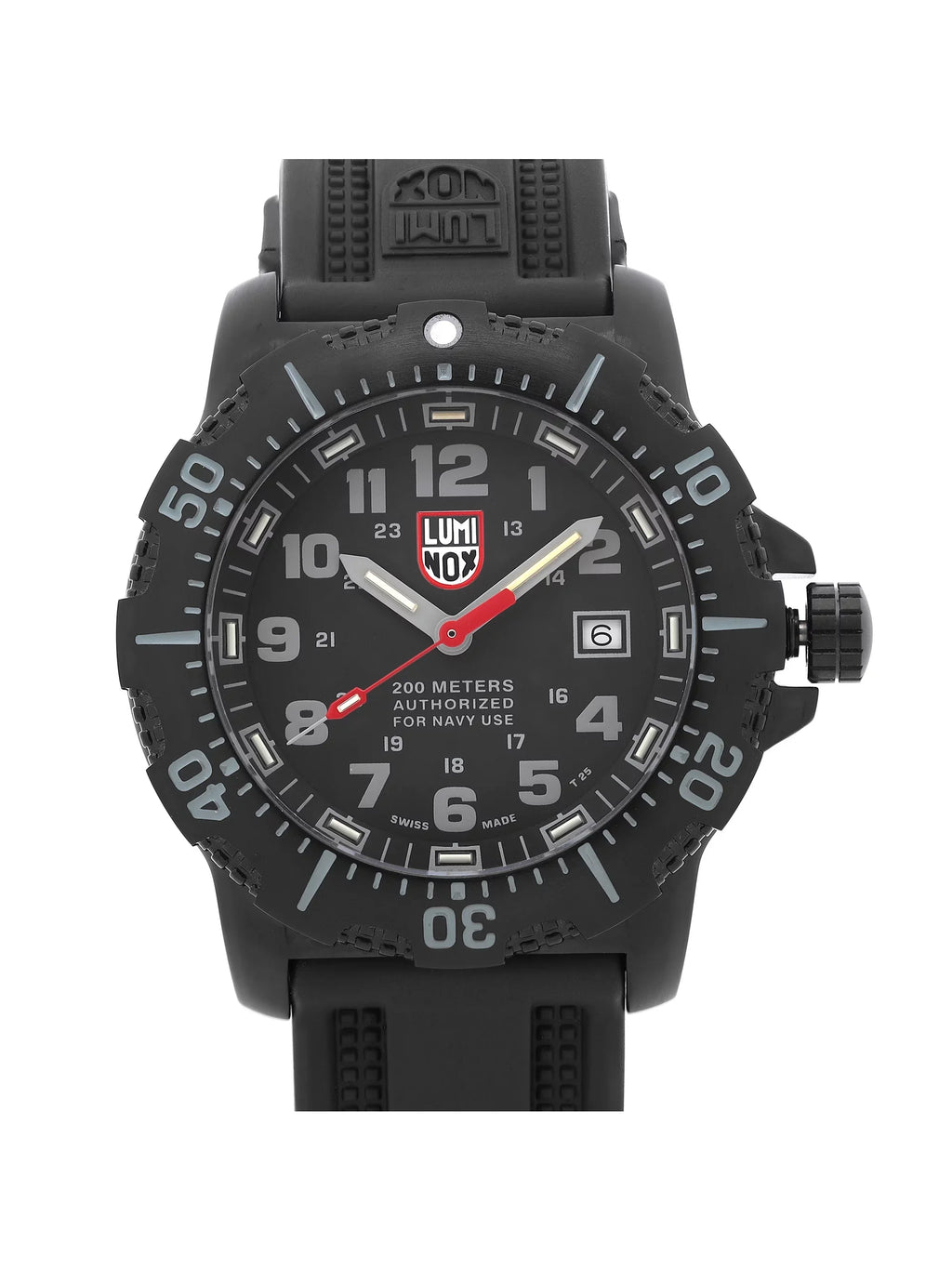 Navy Dial .4221..F Black 45mm Luminox Steel Seal Mens Quartz Watch