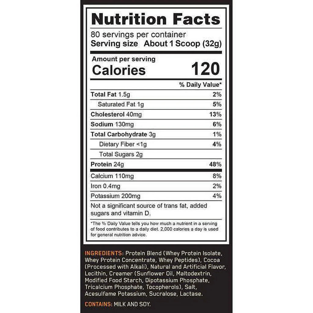 Gold Protein, Optimum 80 Whey Nutrition Servings 100% Standard
