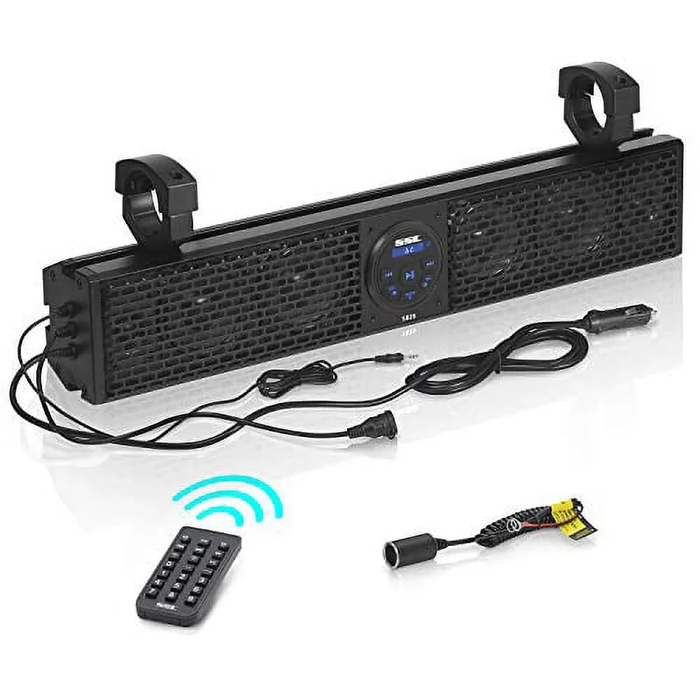 Sound Laboratories 18” Amplified Storm Bluetooth SB18 Sound Bar, Speakers 4”