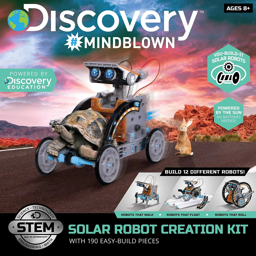 STEM Mindblown Solar Kids Robot Discovery 12-in-1