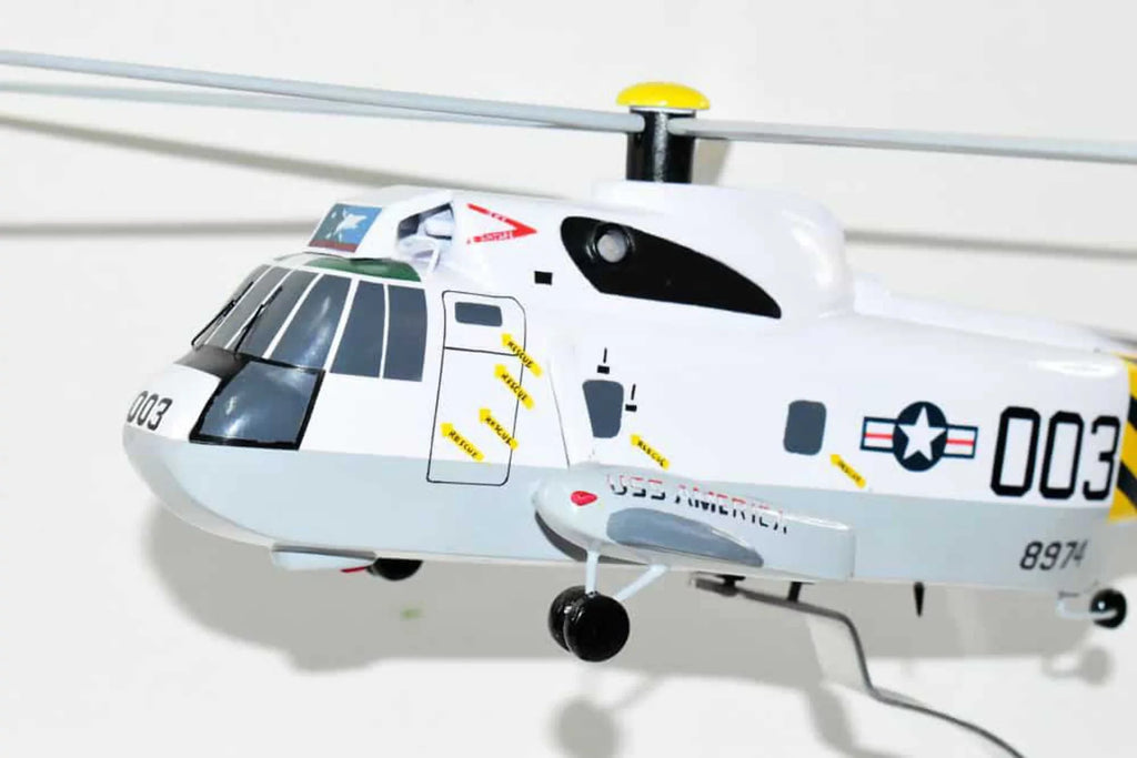 Scale KING™, SH-3 Model Sikorsky® Angels 16 SEA HC-2 Fleet Mahogany (1974),