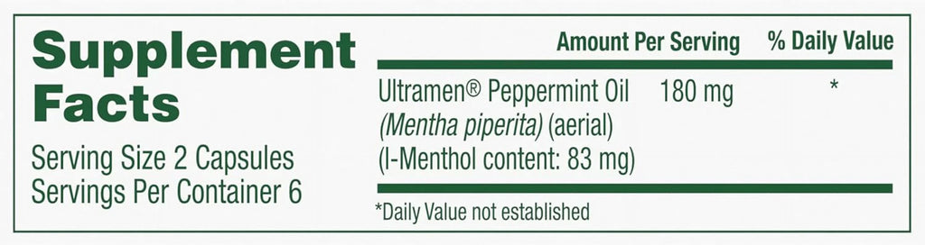 Syndrome First Peppermint Irritable Good IBgard 90mg Timers Bowel (IBS) Bloating Capsules Small Ultra Relief for Oil Purified 12 Box for Gas