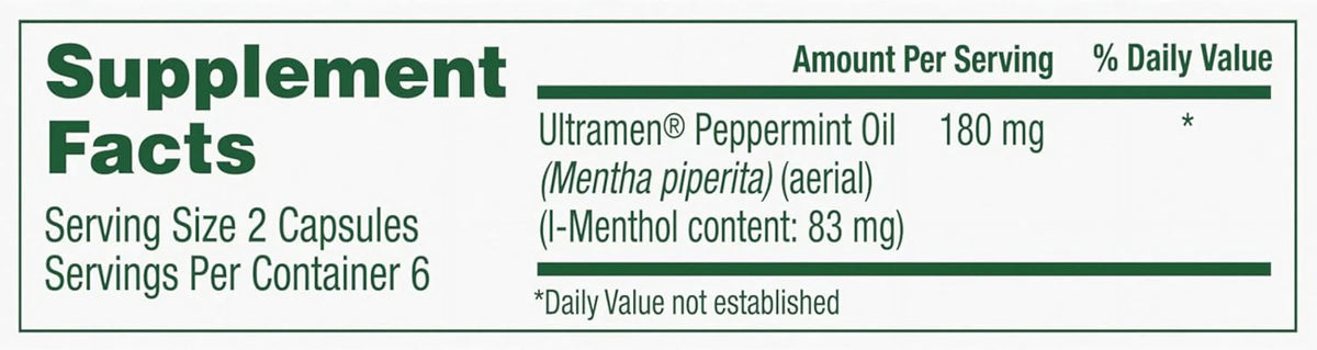 Syndrome First Peppermint Irritable Good IBgard 90mg Timers Bowel (IBS) Bloating Capsules Small Ultra Relief for Oil Purified 12 Box for Gas