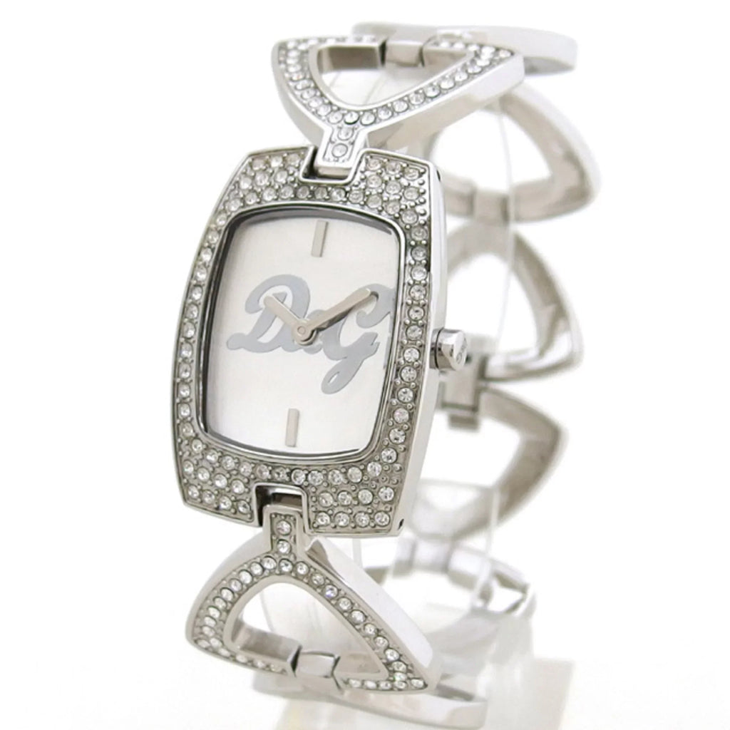 Dial Silver Quartz D&G (Fair) Pre-Owned Watch Ladies