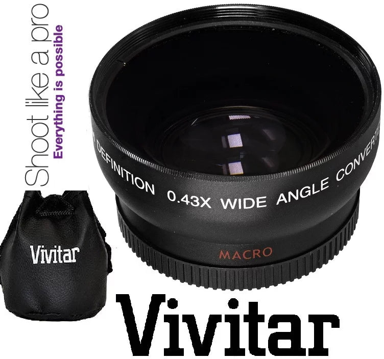 Telephoto Lumix For Fits) & Panasonic Lens -G7 (46mm Angle Set Wide -G7K Hi-Def