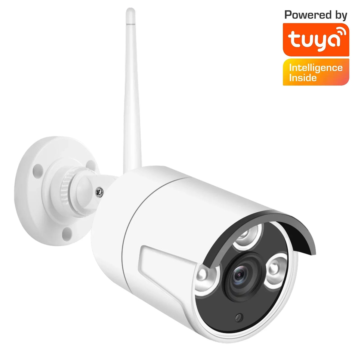 Motion 8CH Remote Hard exterior 8PCS Night with Tuya NVR No Smart Indoor MIXFEER Cameras Alert, Access, CCTV System, Camera 1080P Wireless Vision, 2.0MP 1080P 8Channel App 1080P IP + Drive