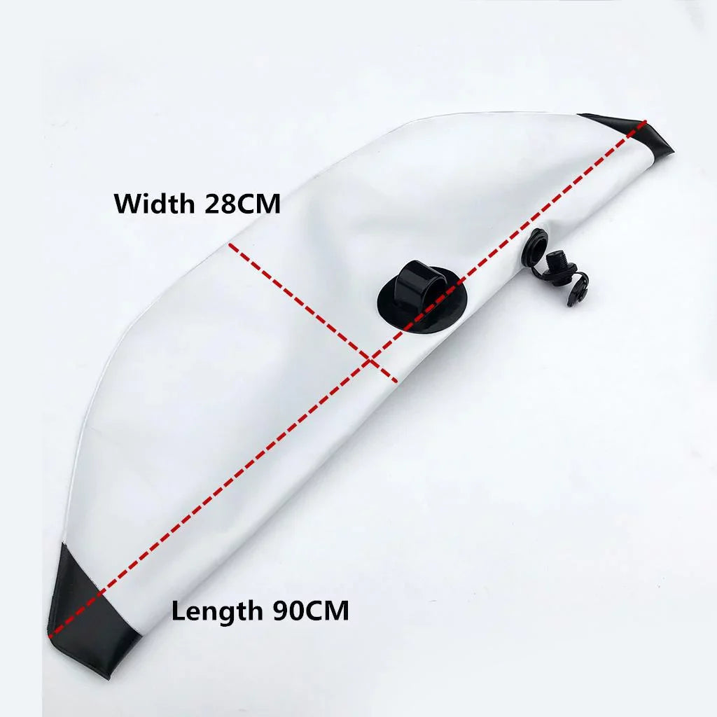 Gear Stabilizer Canoe PVC White Float Equipment / Kayak Premium Buoyant Outrigger liquid Standing Inflatable Fishing Beginners
