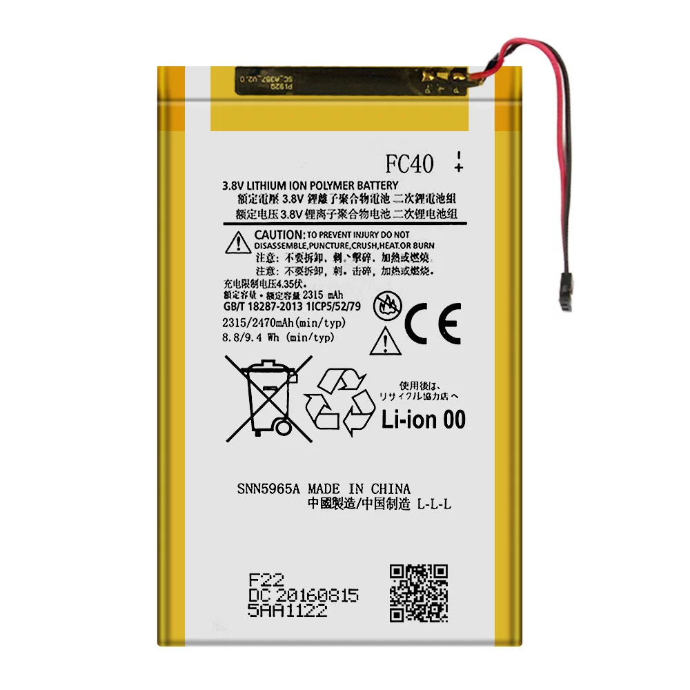 Motorola G3 SNN5965A Moto 3rd XT1557 Replacement XT1550 Battery For XT1552 FC40 2015