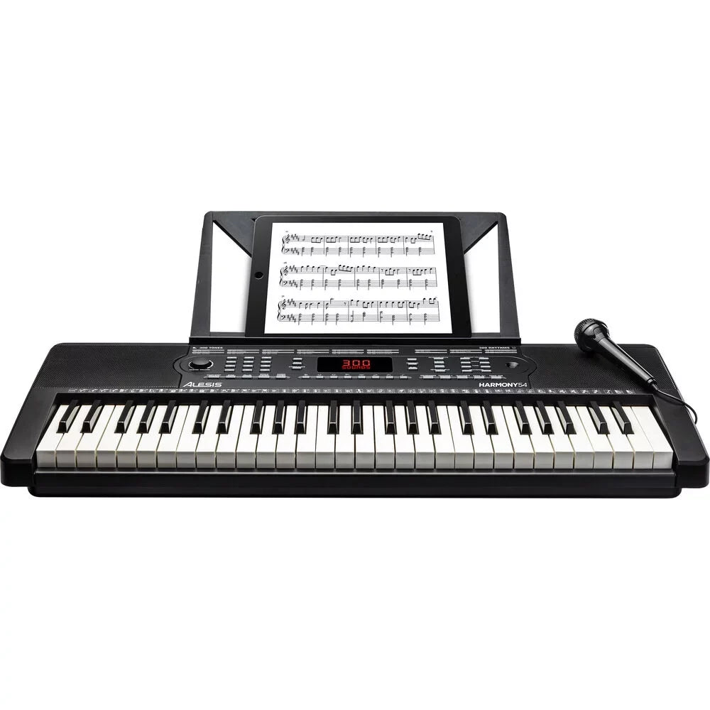 54 with Built-In Alesis Harmony 54-Key Portable Keyboard Speakers