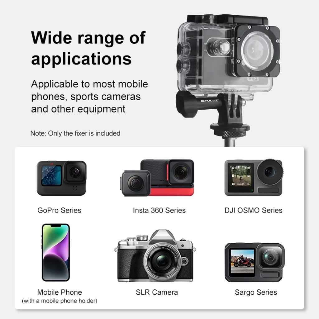 Mount Clamp ammoon Mounts Fits Adapter Handlebar Camera Mount