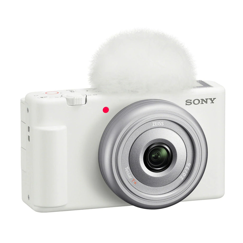 Shotgun (White) Zv-1F Vlogger Vlog Accessories and With Microphone Sony Camera