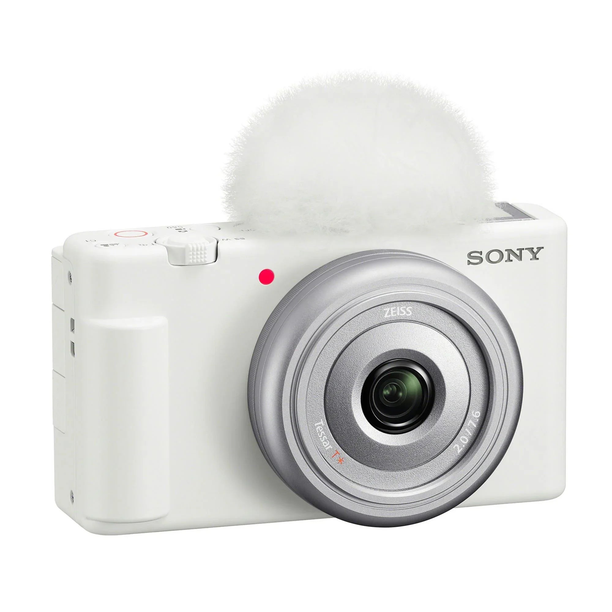 Shotgun (White) Zv-1F Vlogger Vlog Accessories and With Microphone Sony Camera