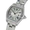 Watch Date (Fair) Roadster Stainless W62016V3 Ladies Polished Quartz Cartier Pre-Owned Silver Steel