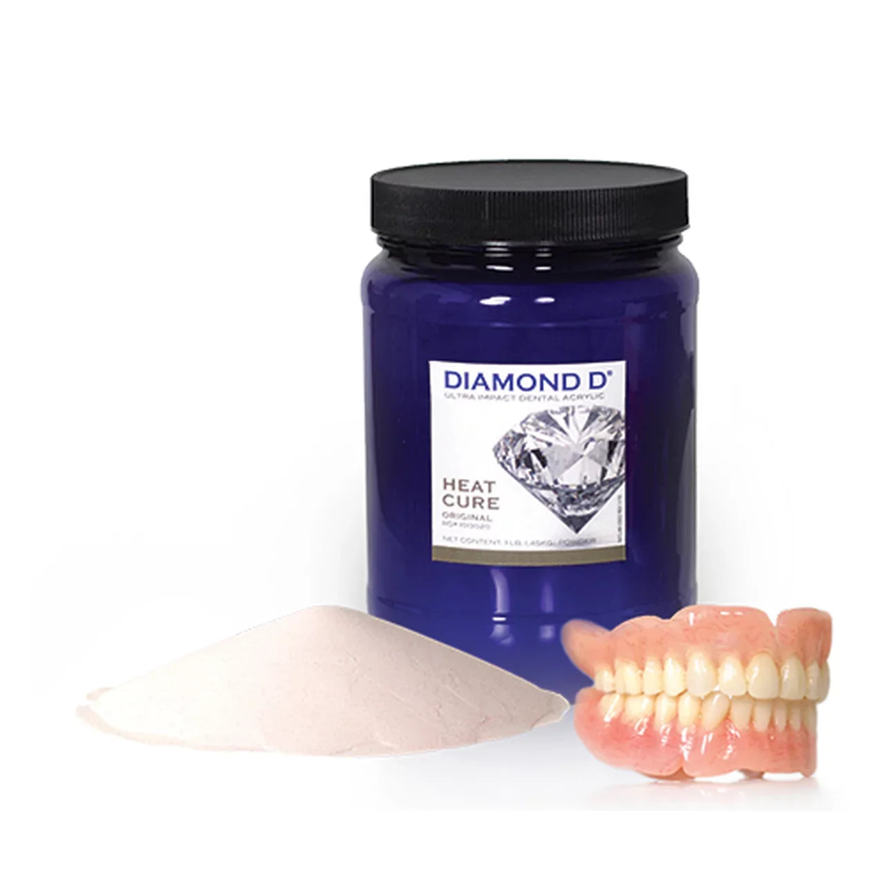 Diamond Heat Impact Acrylic Liquid Ultra 1 D Powder 1013061 Lb 8 Oz Cure & Keystone Original