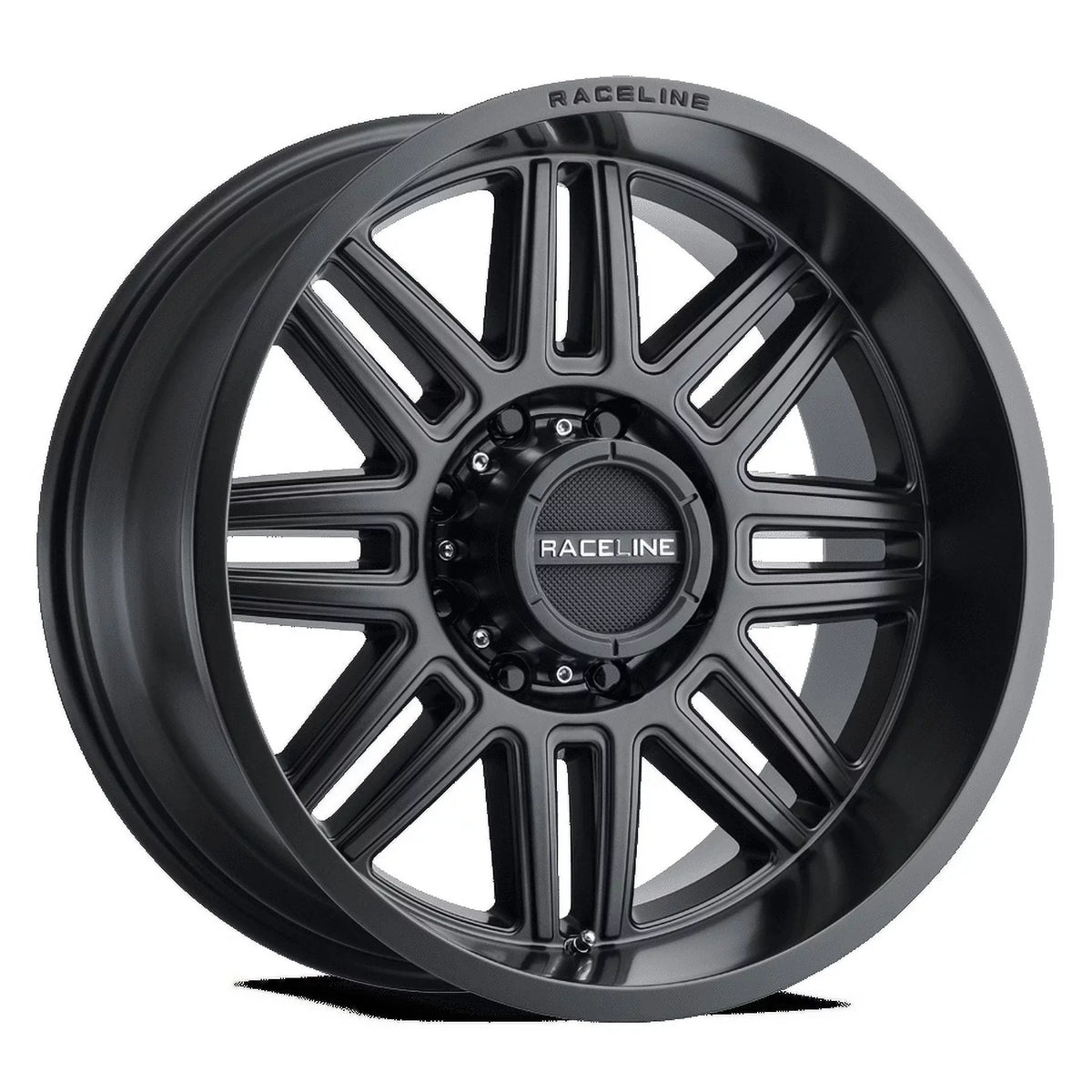 Raceline 6X135 20X10 Cast 948B-SPLIT SPLIT SATIN Aluminum 20" BLACK -19mm Wheel,