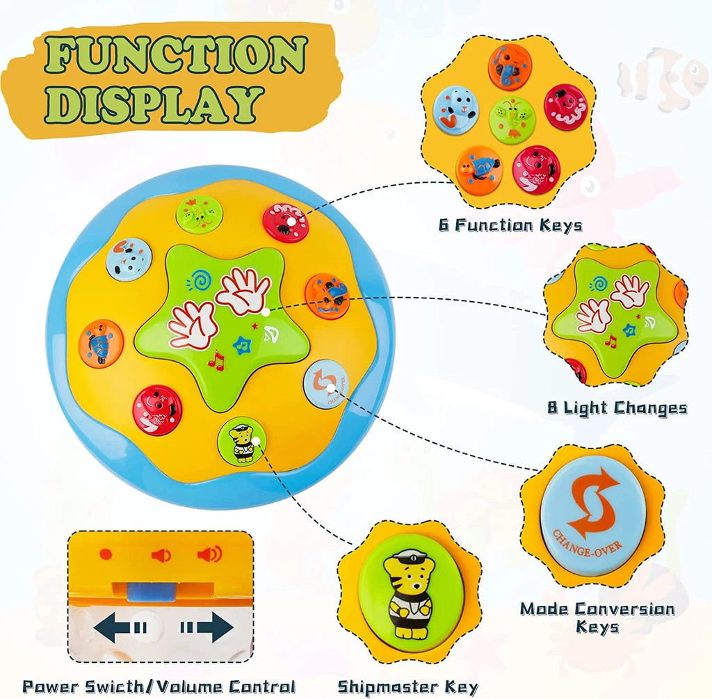 Baby Infant Toddlers Toys Up 1 Musical Toys Light for in Educational Learning Toys,Ocean 6-12 Months,4 Projector For Rotating