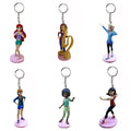 Ariel Tiana Pull Princes Pvc Fan Vanellope Mulan Anna 6 Rapunzel Sports Pc Elsa