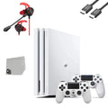 2 1TB White With Earbuds 4 Pro + Used G9 Microphone With PlayStation BOLT AXTION Gaming Bundle Console Controller